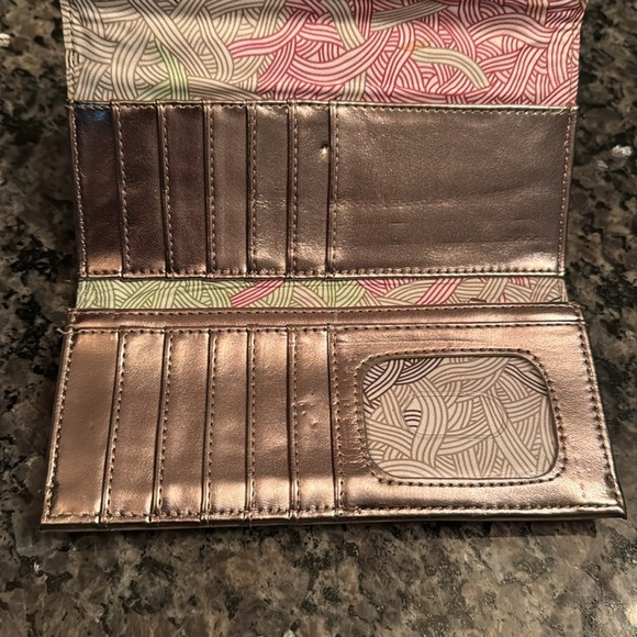 The Sak trifold glitter leather wallet EUC - Picture 6 of 14